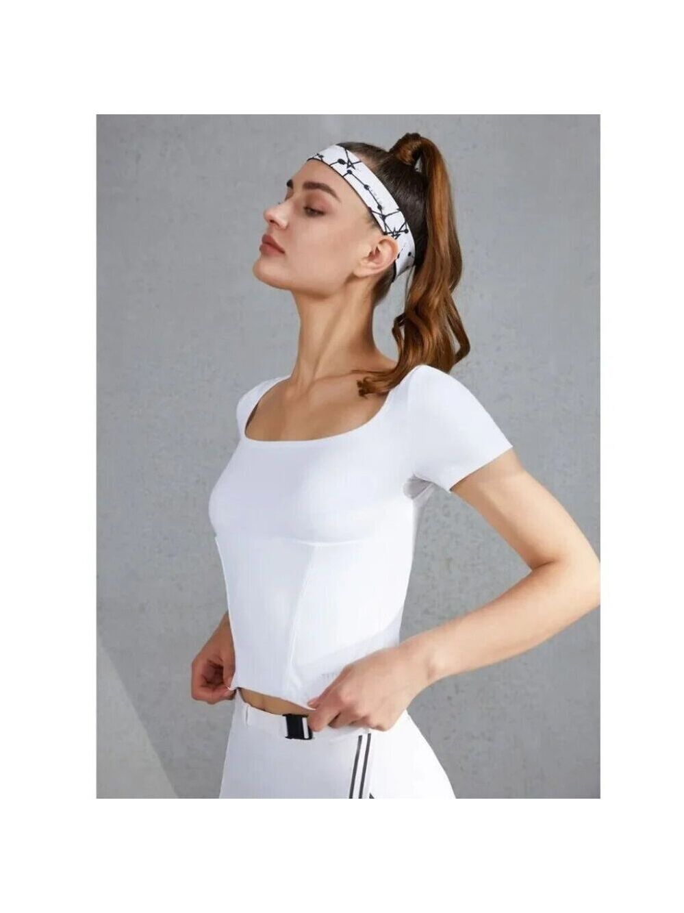 Titika Power Short Sleeve Shirt White Size 2